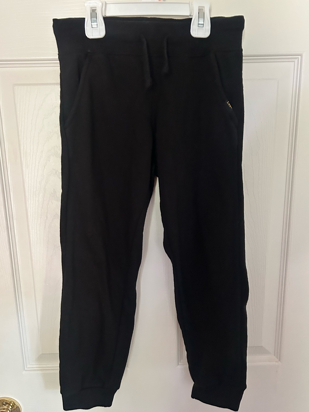 Boys, Lee, Black Sweatpants - Jogger Style, Size Small (8)